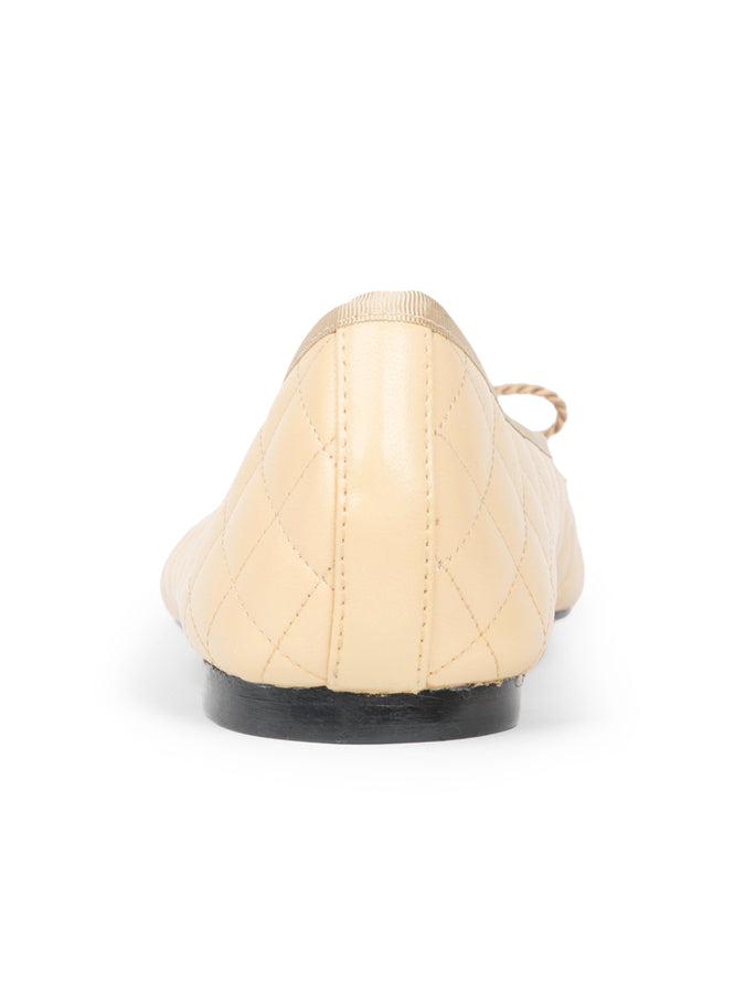 PAUL MAYER - BEST QUILTED BALLET FLAT WITH LEATHER SOLE