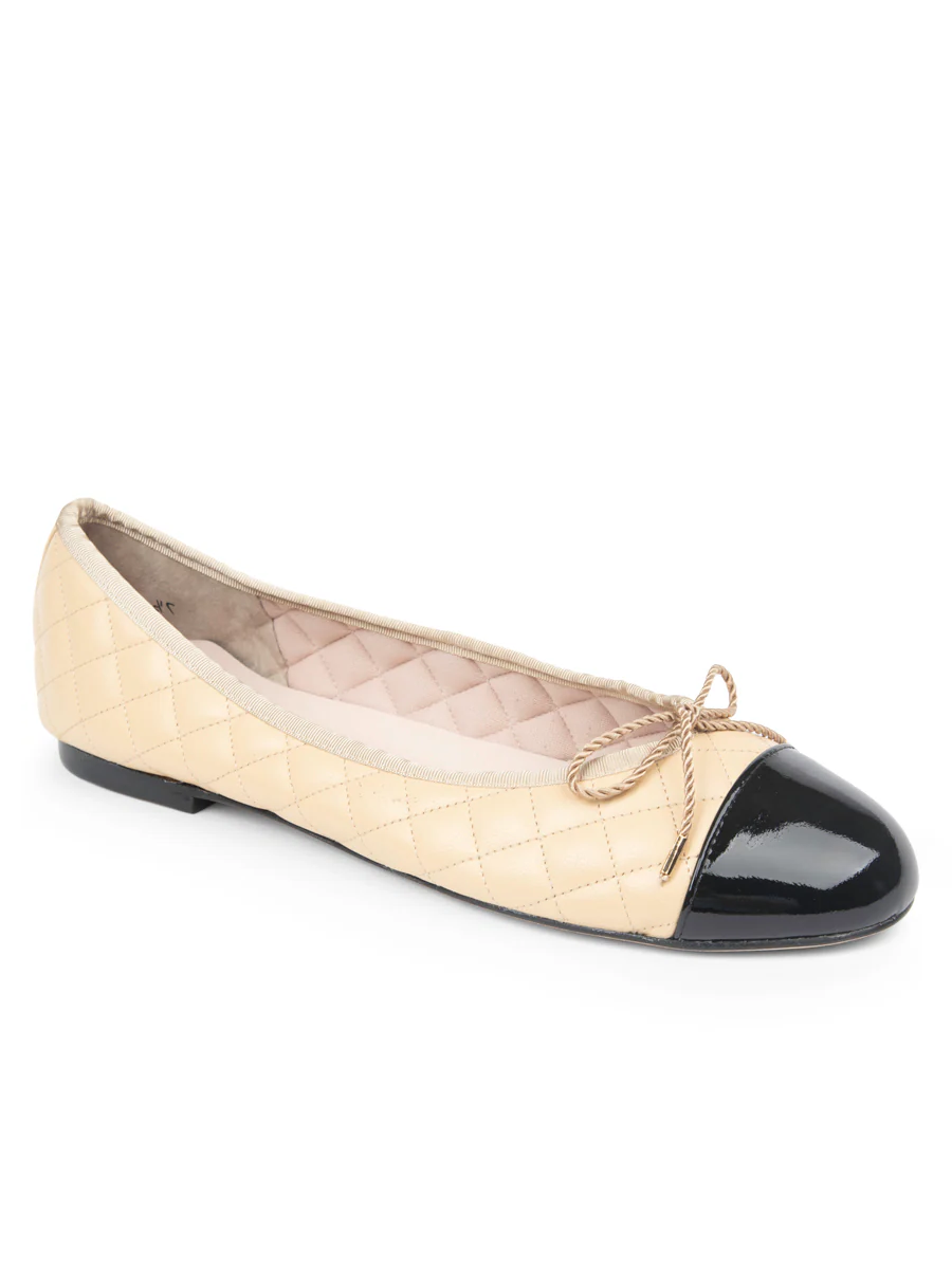 PAUL MAYER - BEST QUILTED LEATHER BALLET FLAT