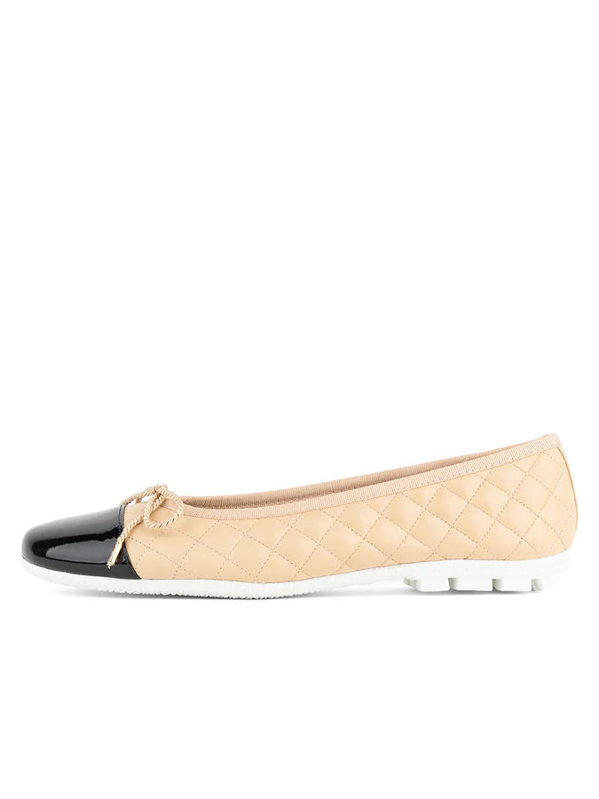PAUL MAYER - COZY QUILTED LEATHER BALLET FLAT