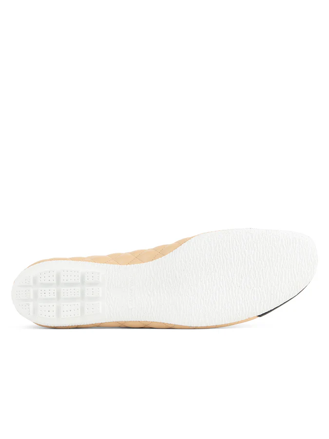 PAUL MAYER - COZY QUILTED LEATHER BALLET FLAT