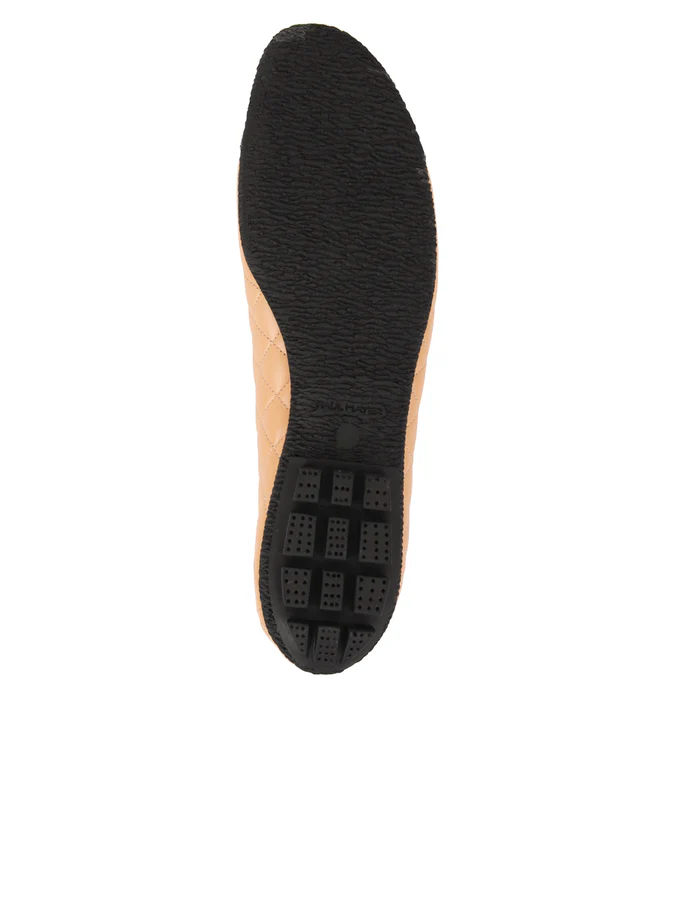 PAUL MAYER - COZY QUILTED LEATHER BALLET FLAT