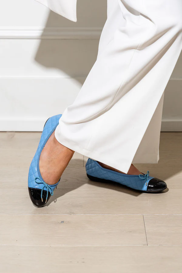 PAUL MAYER - BEST QUILTED LEATHER BALLET FLAT