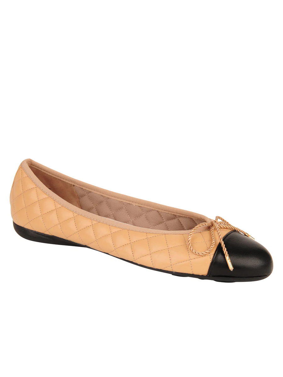 PAUL MAYER - BEST QUILTED LEATHER BALLET FLAT