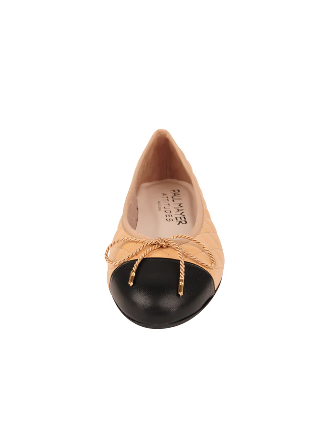 PAUL MAYER - BEST QUILTED LEATHER BALLET FLAT