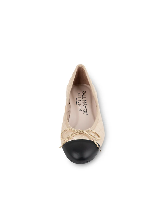 PAUL MAYER - BEST QUILTED LEATHER BALLET FLAT