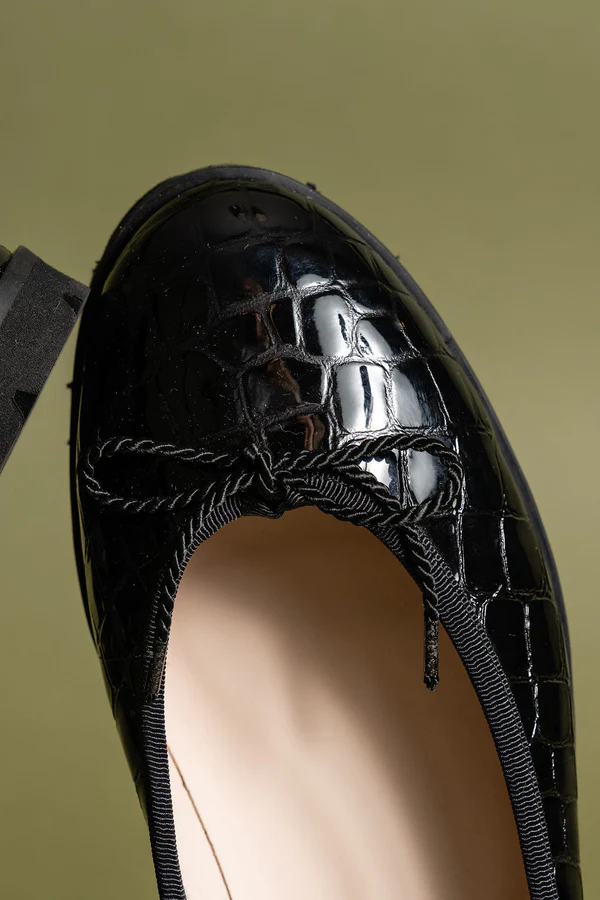 PAUL MAYER - BRAVO LUG SOLE BALLET IN CROCODILE