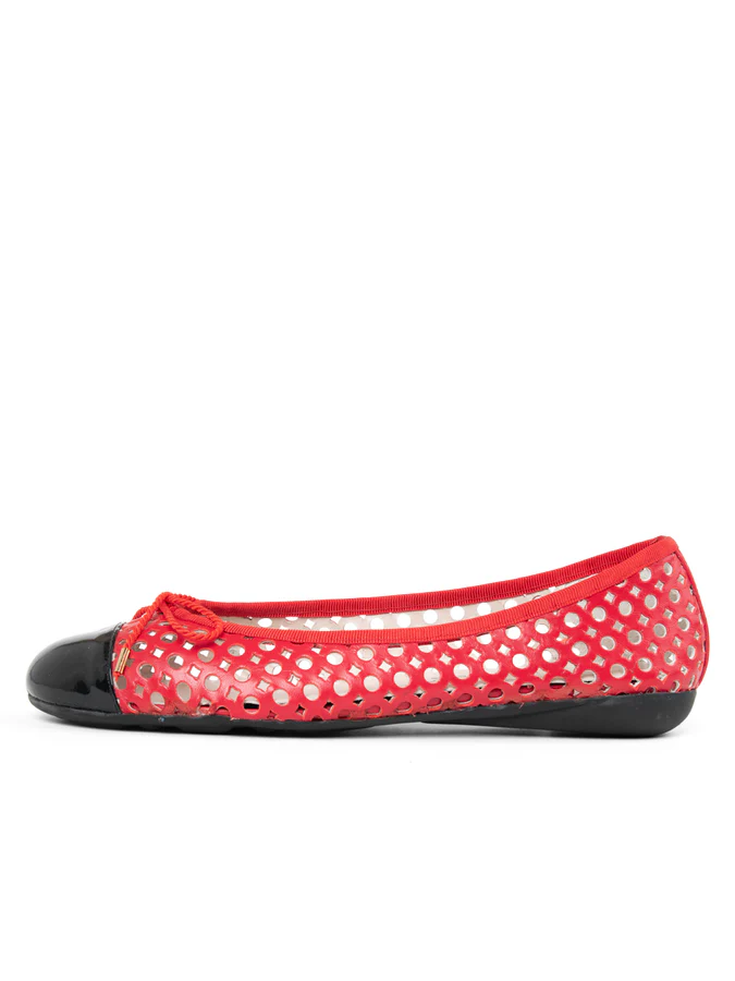 PAUL MAYER - BRANDY PERFORATED BALLET FLAT
