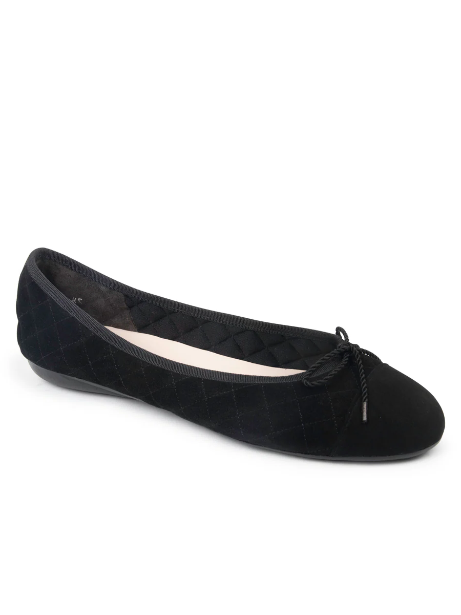 PAUL MAYER - BEST QUILTED BALLET FLAT IN SUEDE