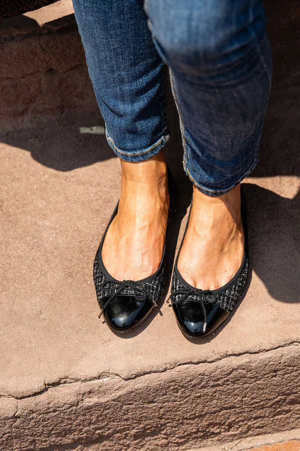 PAUL MAYER - LUXE TWEED BALLET FLAT