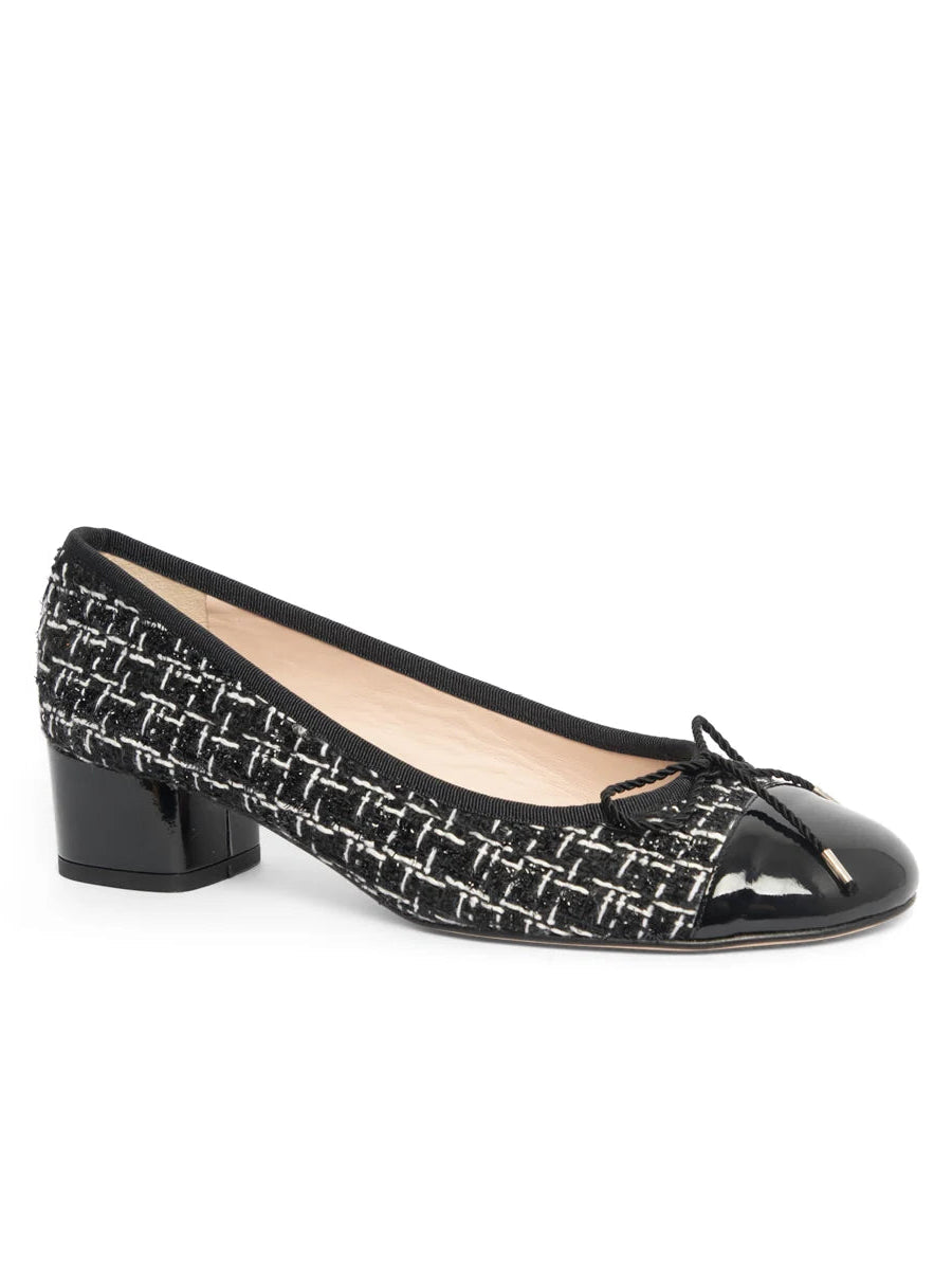 PAUL MAYER - BEST TITOU TWEED BLOCK HEEL