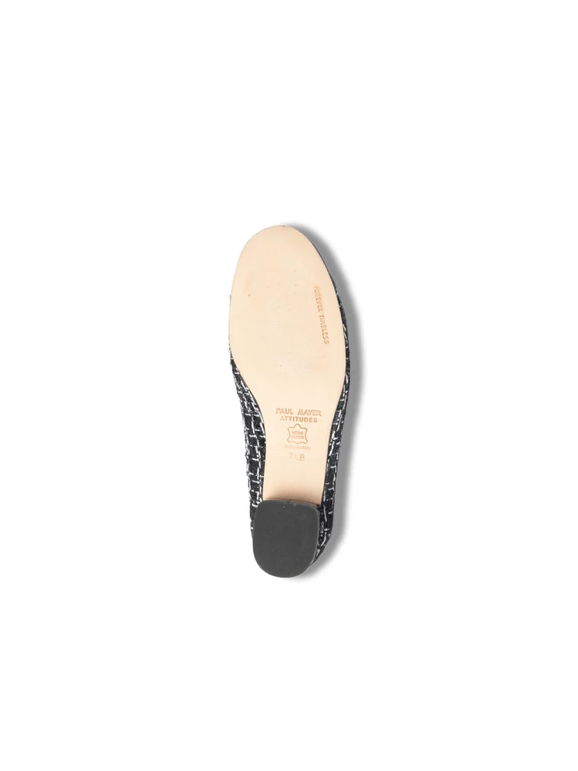 PAUL MAYER - BEST TITOU TWEED BLOCK HEEL