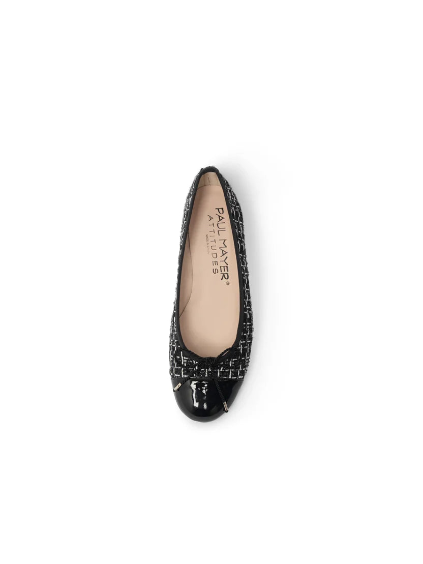 PAUL MAYER - BEST TITOU TWEED BLOCK HEEL