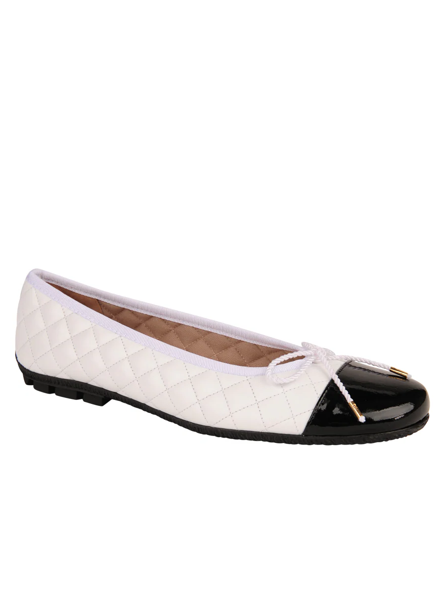 PAUL MAYER - COZY QUILTED LEATHER BALLET FLAT