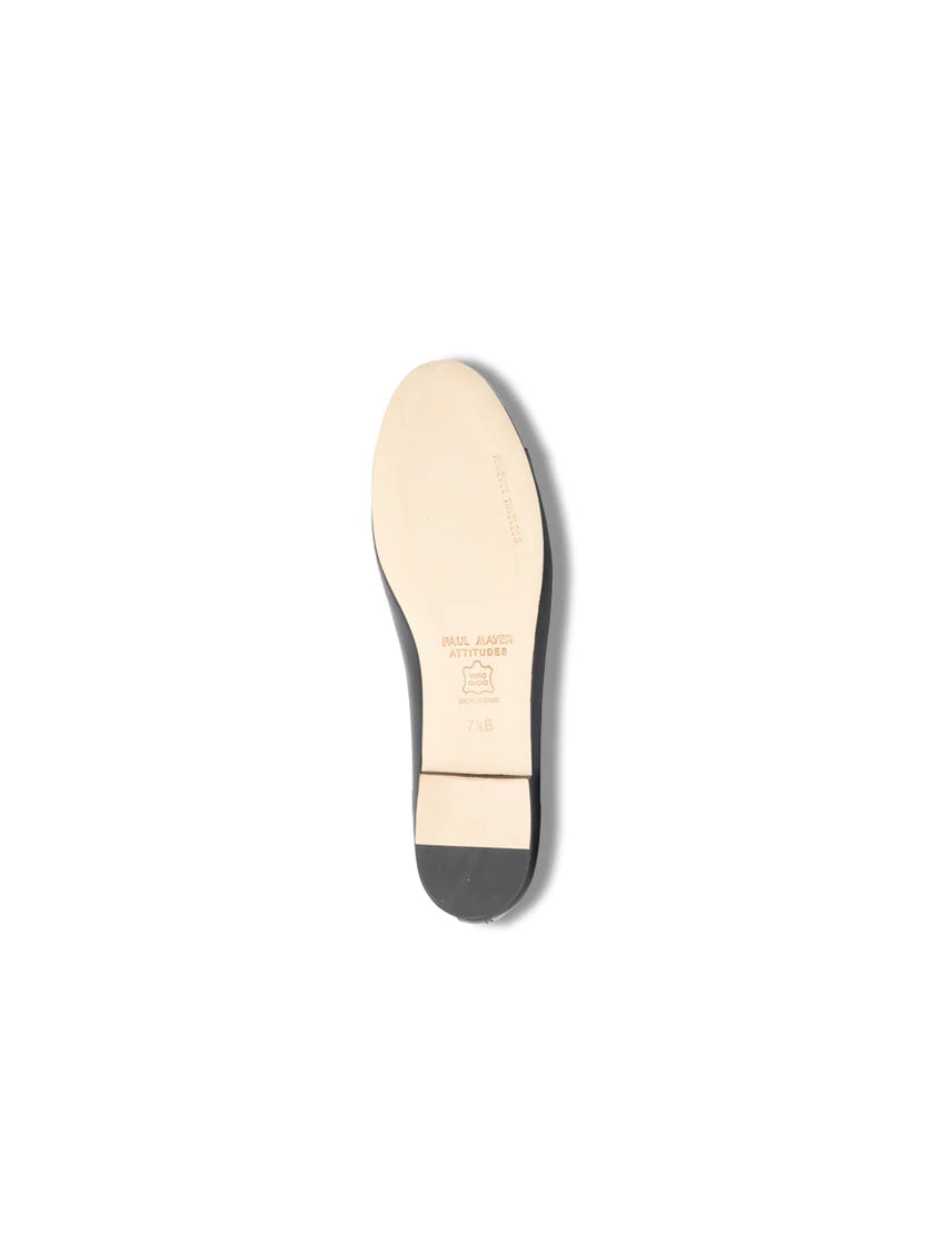 PAUL MAYER - BEST CROC TOE BALLET FLAT WITH LEATHER SOLE