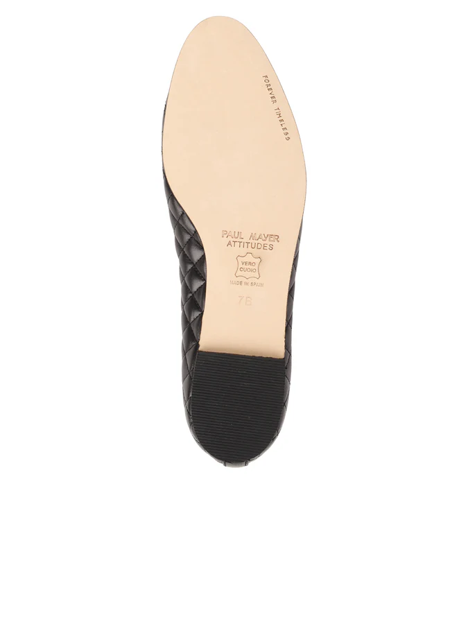 PAUL MAYER - LIDO QUILTED LEATHER BALLET FLAT