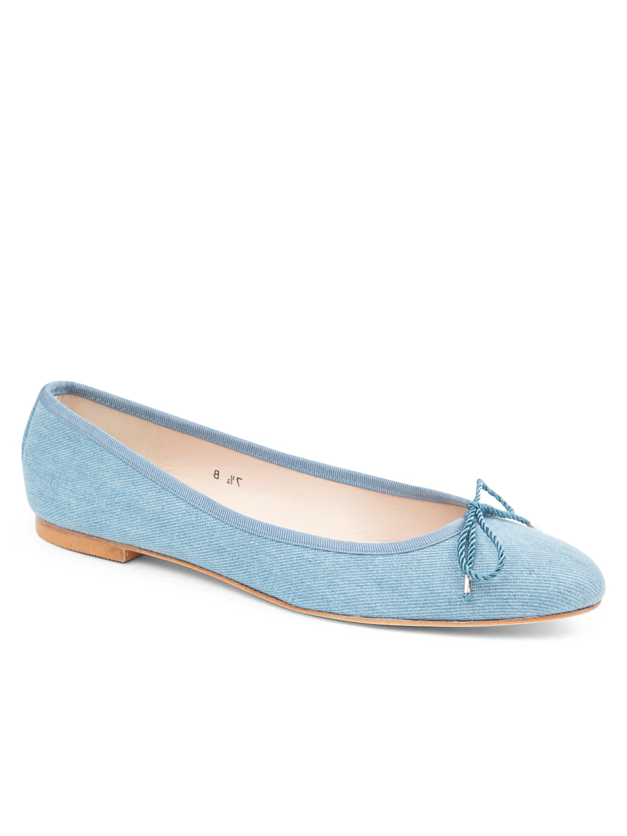 PAUL MAYER - LUXE DENIM BALLET FLAT