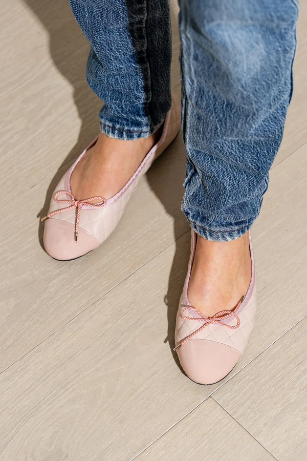 PAUL MAYER - BEST QUILTED LEATHER BALLET FLAT