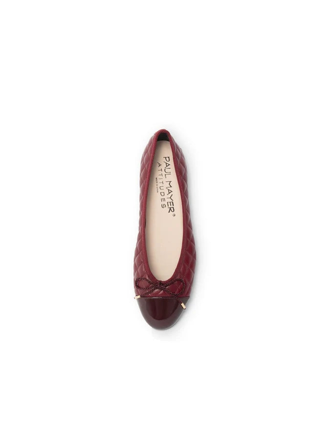 PAUL MAYER - BEST QUILTED LEATHER BALLET FLAT