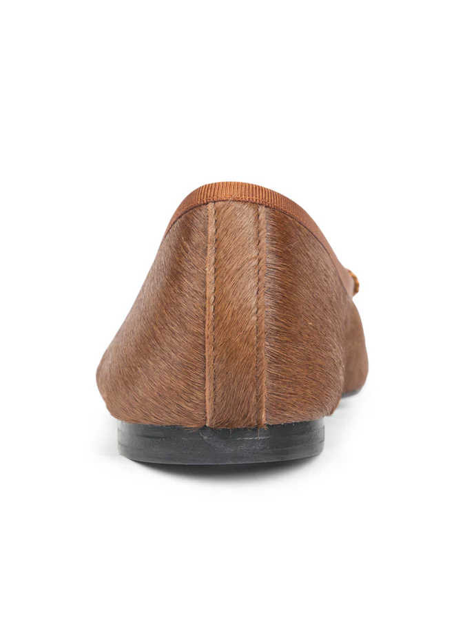 PAUL MAYER - BEST HAIRCALF BALLET FLAT WITH LEATHER SOLE
