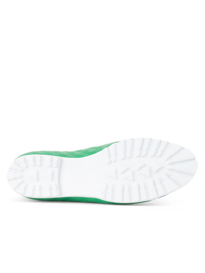 PAUL MAYER - SOS LUG SOLE SNEAKER - SIZE 9.5 - COBALT/GREEN
