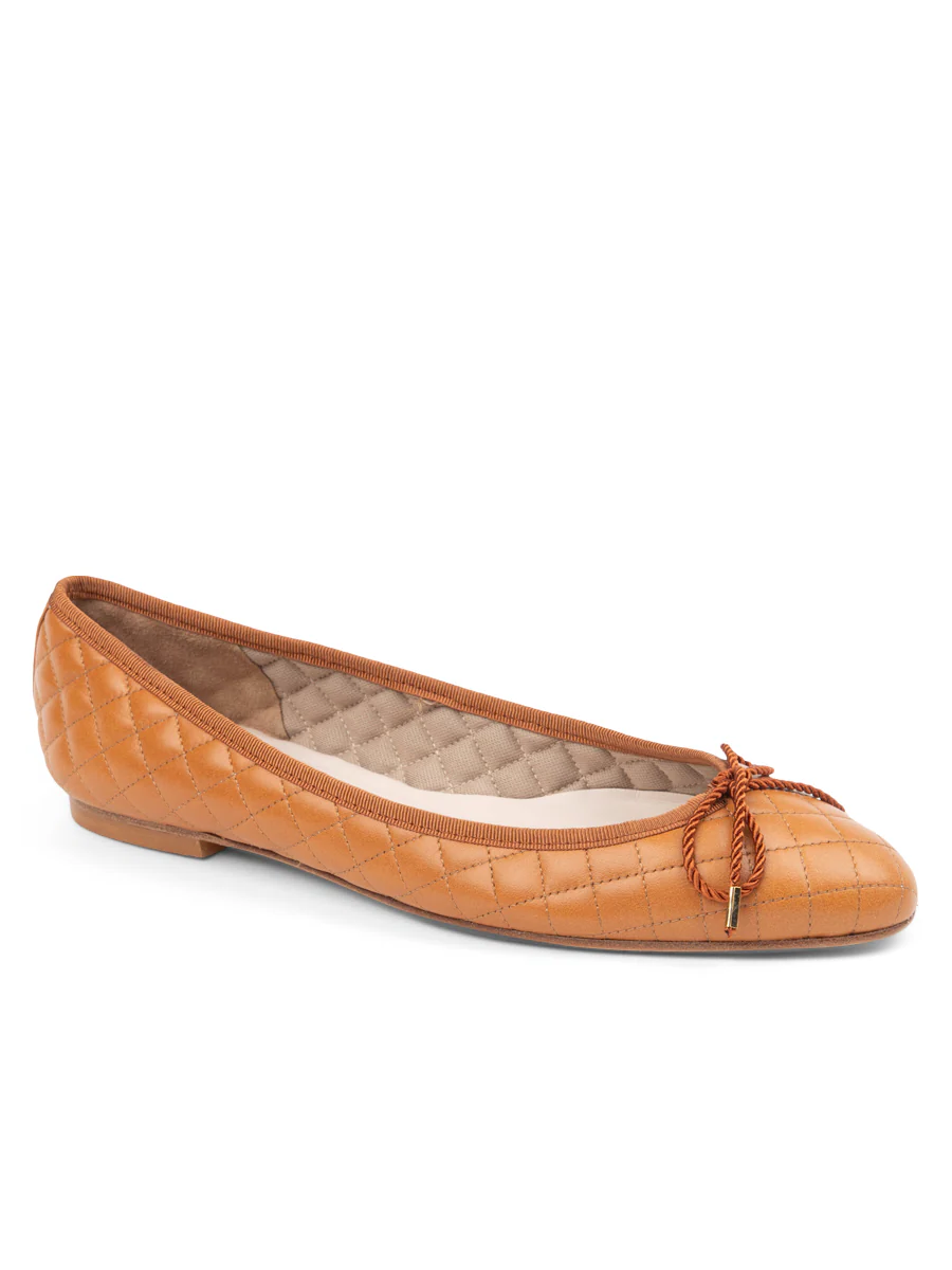 PAUL MAYER - LIDO QUILTED LEATHER BALLET FLAT