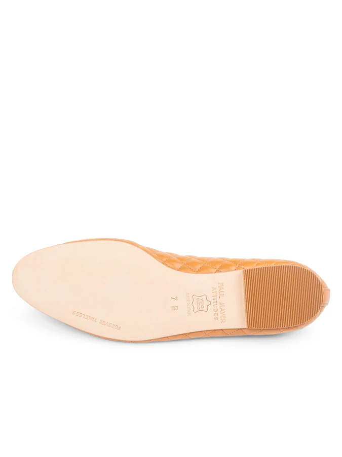 PAUL MAYER - LIDO QUILTED LEATHER BALLET FLAT