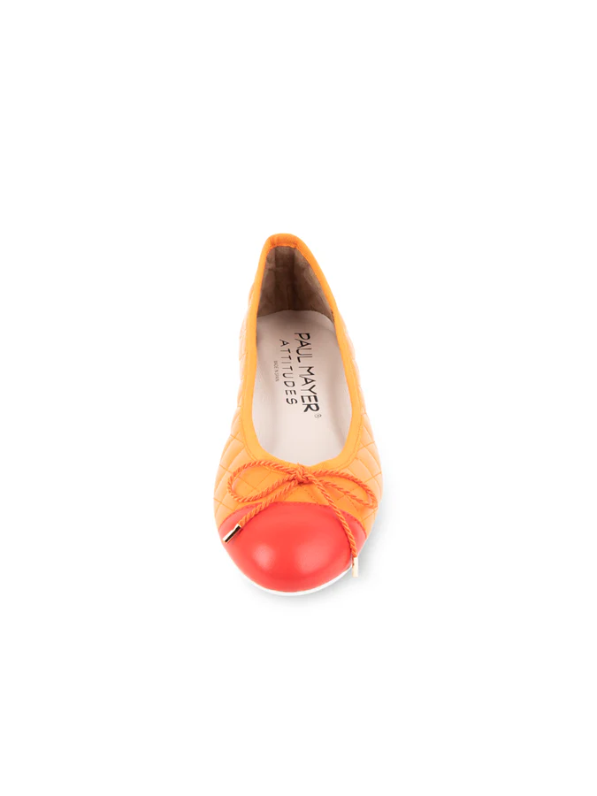 PAUL MAYER - BEST QUILTED LEATHER BALLET FLAT