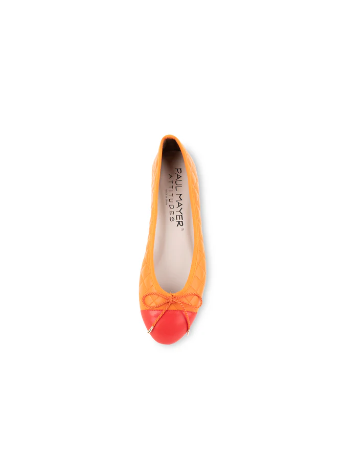 PAUL MAYER - BEST QUILTED LEATHER BALLET FLAT