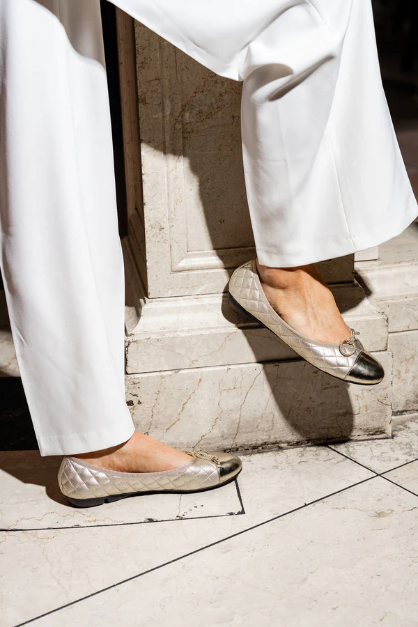PAUL MAYER - BEST QUILTED LEATHER BALLET FLAT
