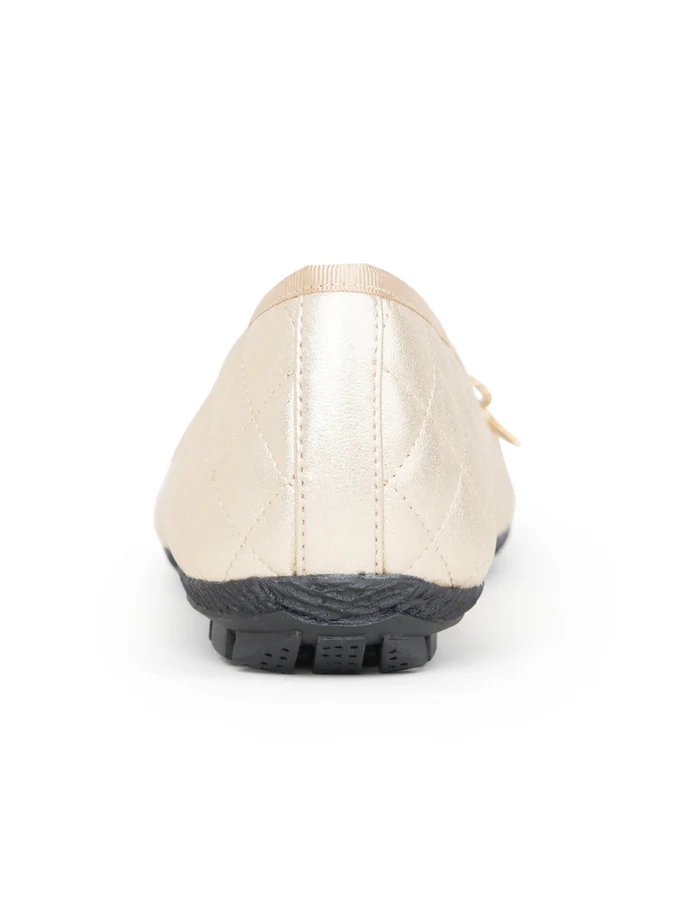 PAUL MAYER - COZY QUILTED LEATHER BALLET FLAT