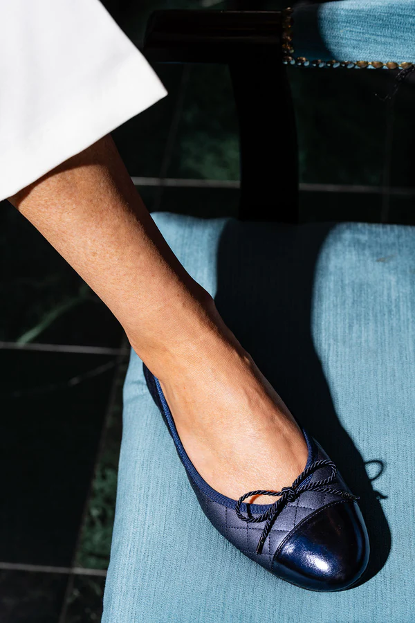 PAUL MAYER - BEST QUILTED LEATHER BALLET FLAT