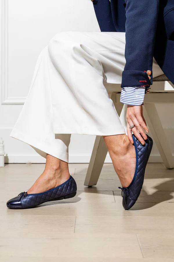 PAUL MAYER - BEST QUILTED LEATHER BALLET FLAT