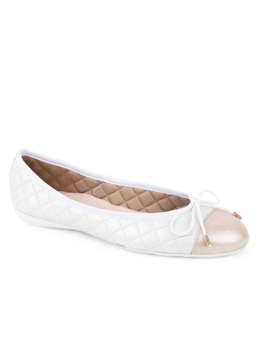 PAUL MAYER - BEST QUILTED LEATHER BALLET FLAT