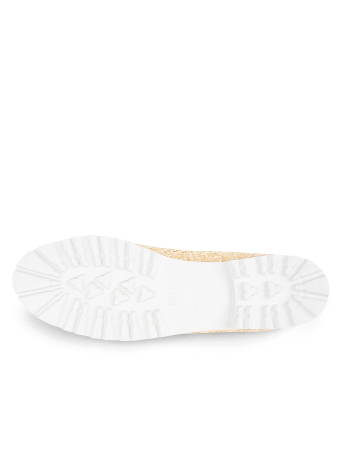 PAUL MAYER - BRAVO LUG SOLE BALLET IN RAFFIA