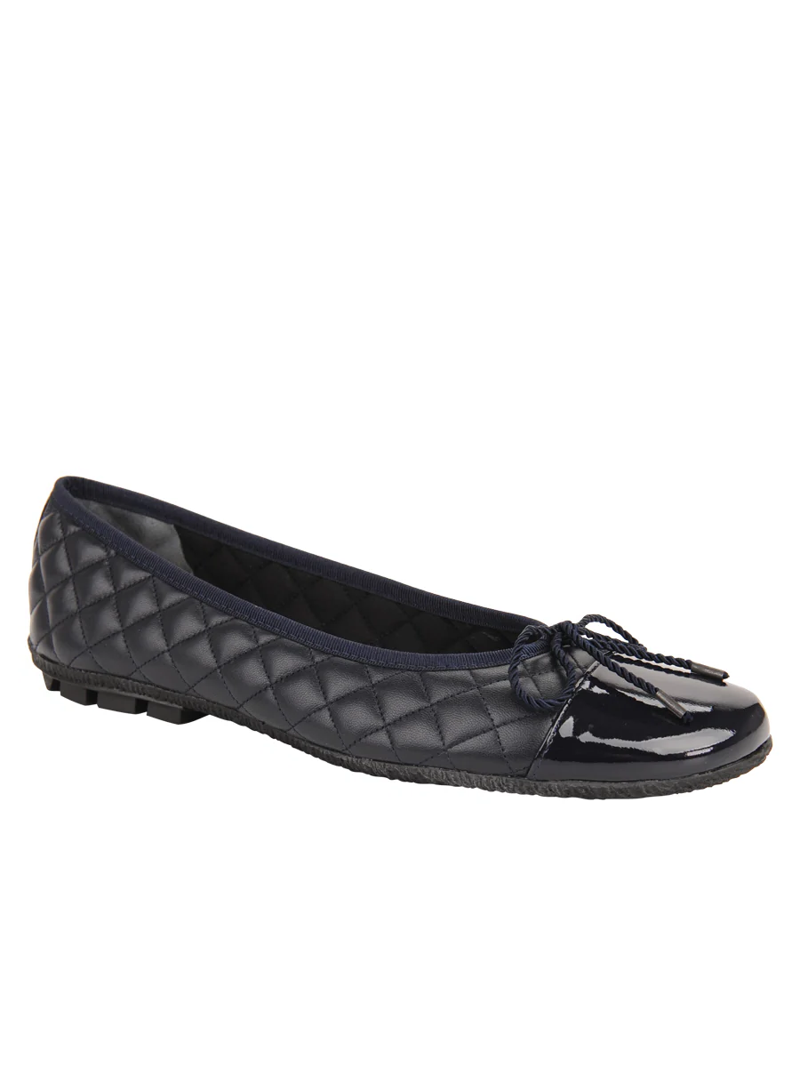 PAUL MAYER - COZY QUILTED LEATHER BALLET FLAT