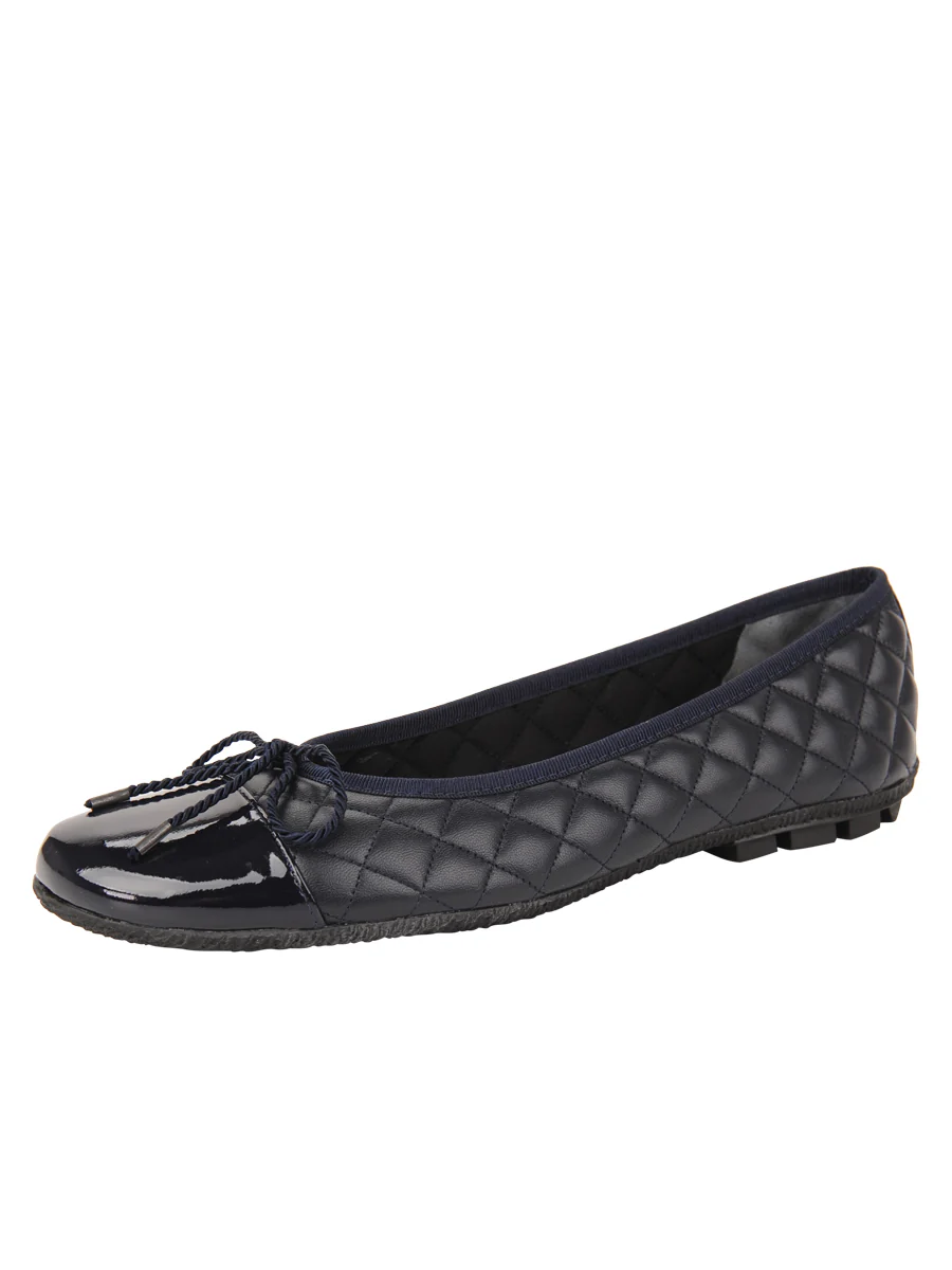 PAUL MAYER - COZY QUILTED LEATHER BALLET FLAT