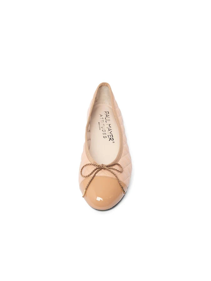 PAUL MAYER - BEST QUILTED LEATHER BALLET FLAT