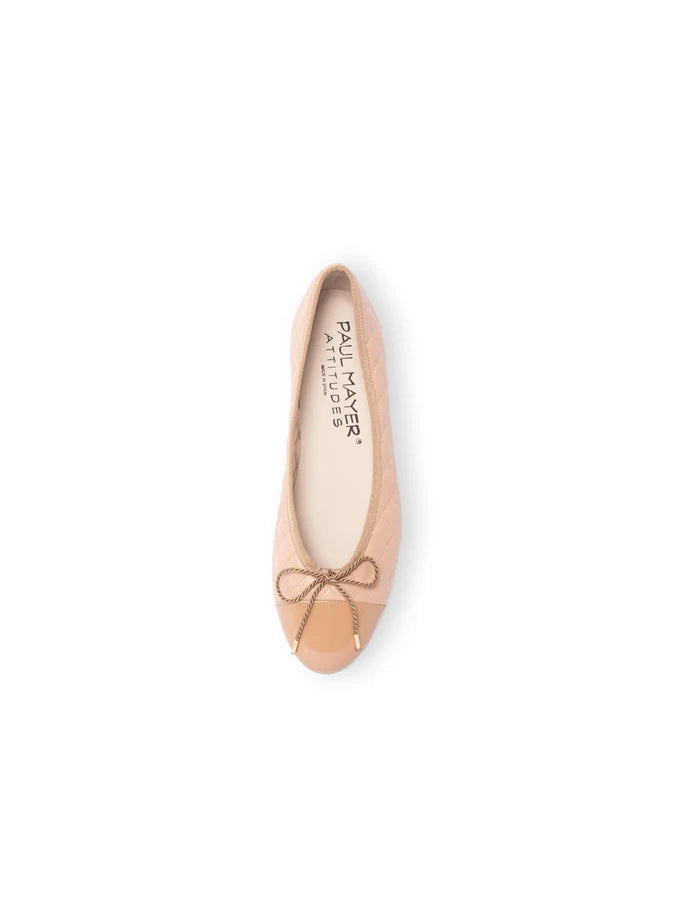 PAUL MAYER - BEST QUILTED LEATHER BALLET FLAT
