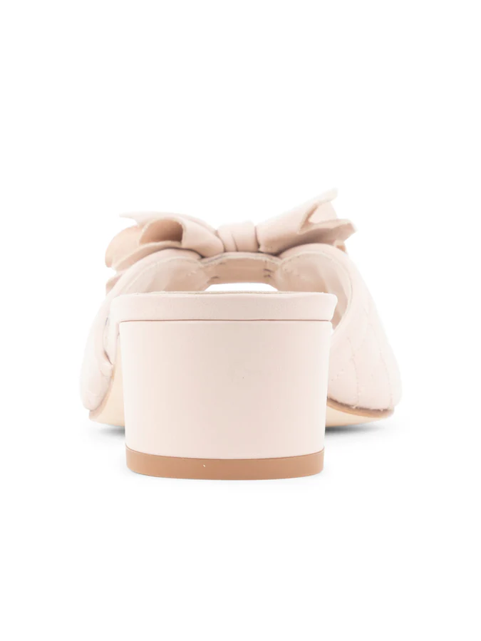 PAUL MAYER - PONGO BLOCK HEELED SANDAL- SIZE 7 - NUDE