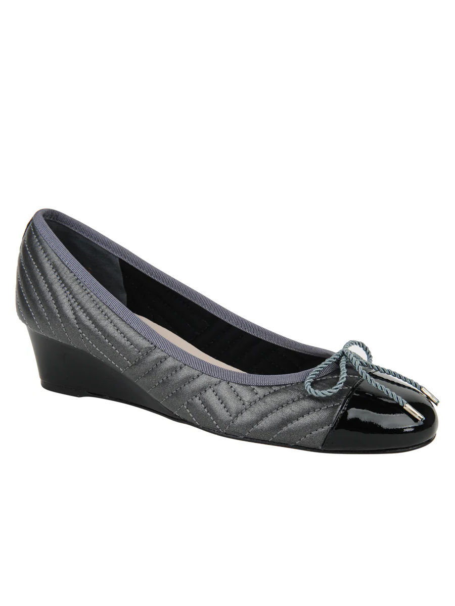 PAUL MAYER - NUBA QUILTED LEATHER WEDGE