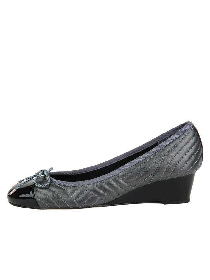 PAUL MAYER - NUBA QUILTED LEATHER WEDGE