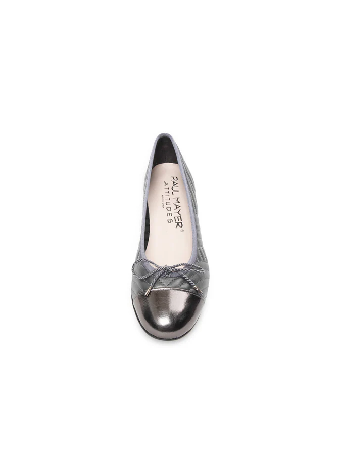 PAUL MAYER - NUBA QUILTED LEATHER WEDGE