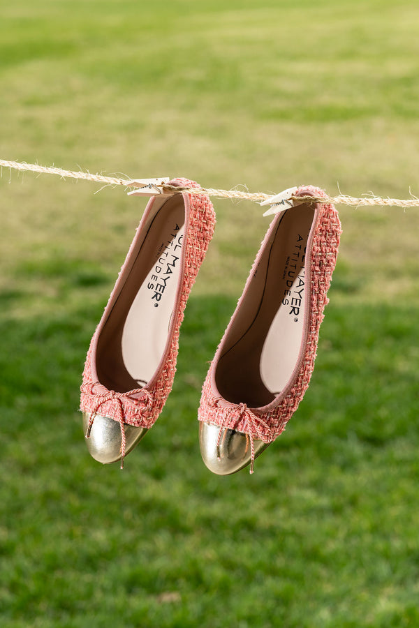 PAUL MAYER - LUXE TWEED BALLET FLAT