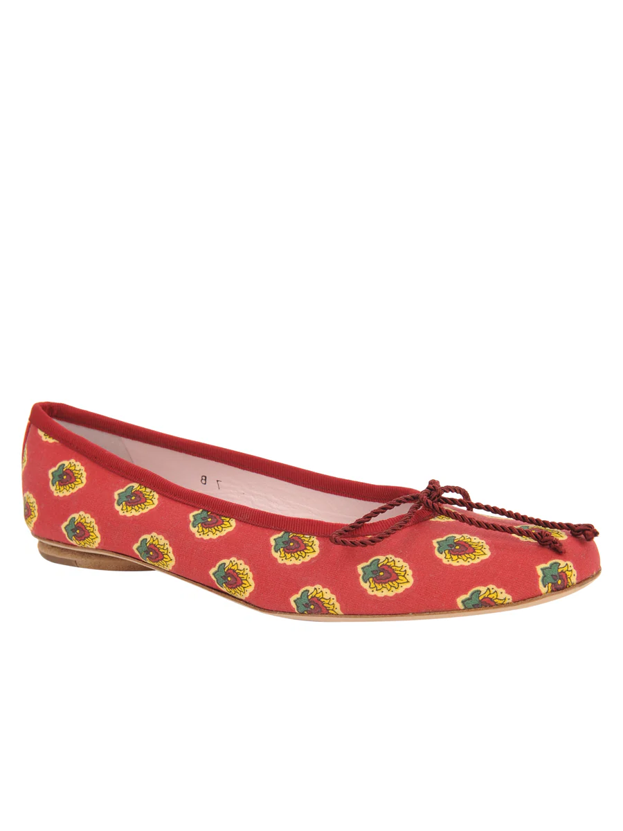 PAUL MAYER - COUNTRY PROVENCALE FABRIC BALLET FLATT