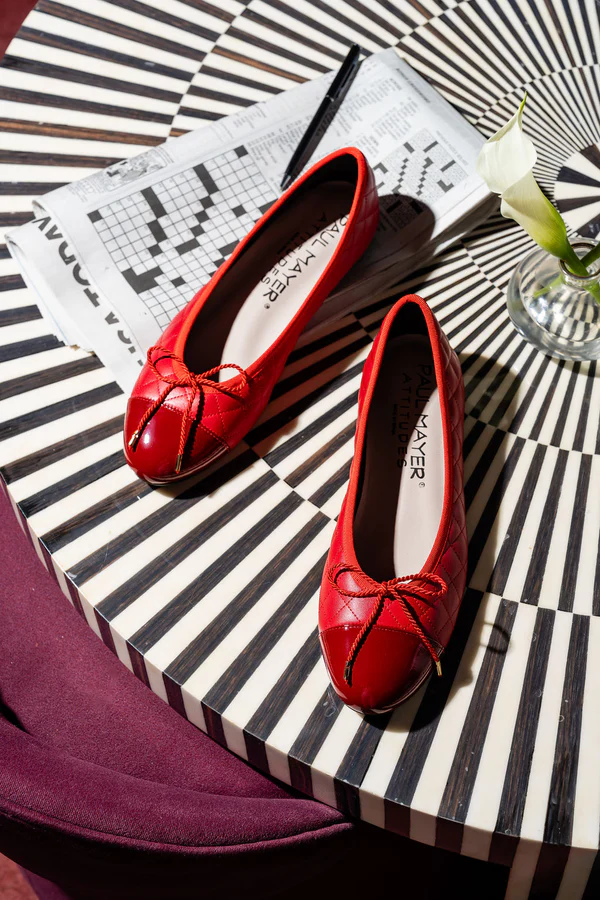 PAUL MAYER - BEST QUILTED LEATHER BALLET FLAT