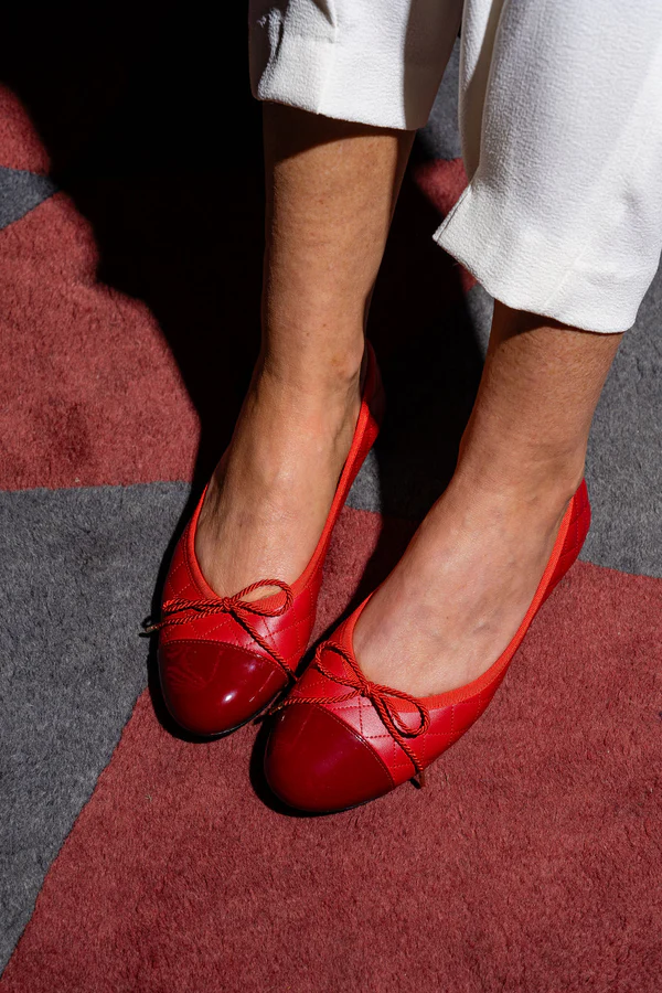 PAUL MAYER - BEST QUILTED LEATHER BALLET FLAT
