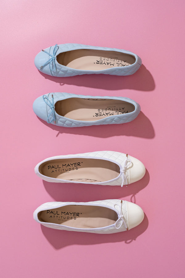 PAUL MAYER - BEST QUILTED LEATHER BALLET FLAT