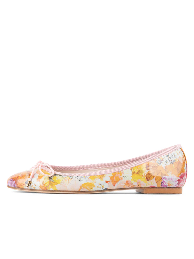 PAUL MAYER - LUXE PRINTED FLORAL BALLET FLAT