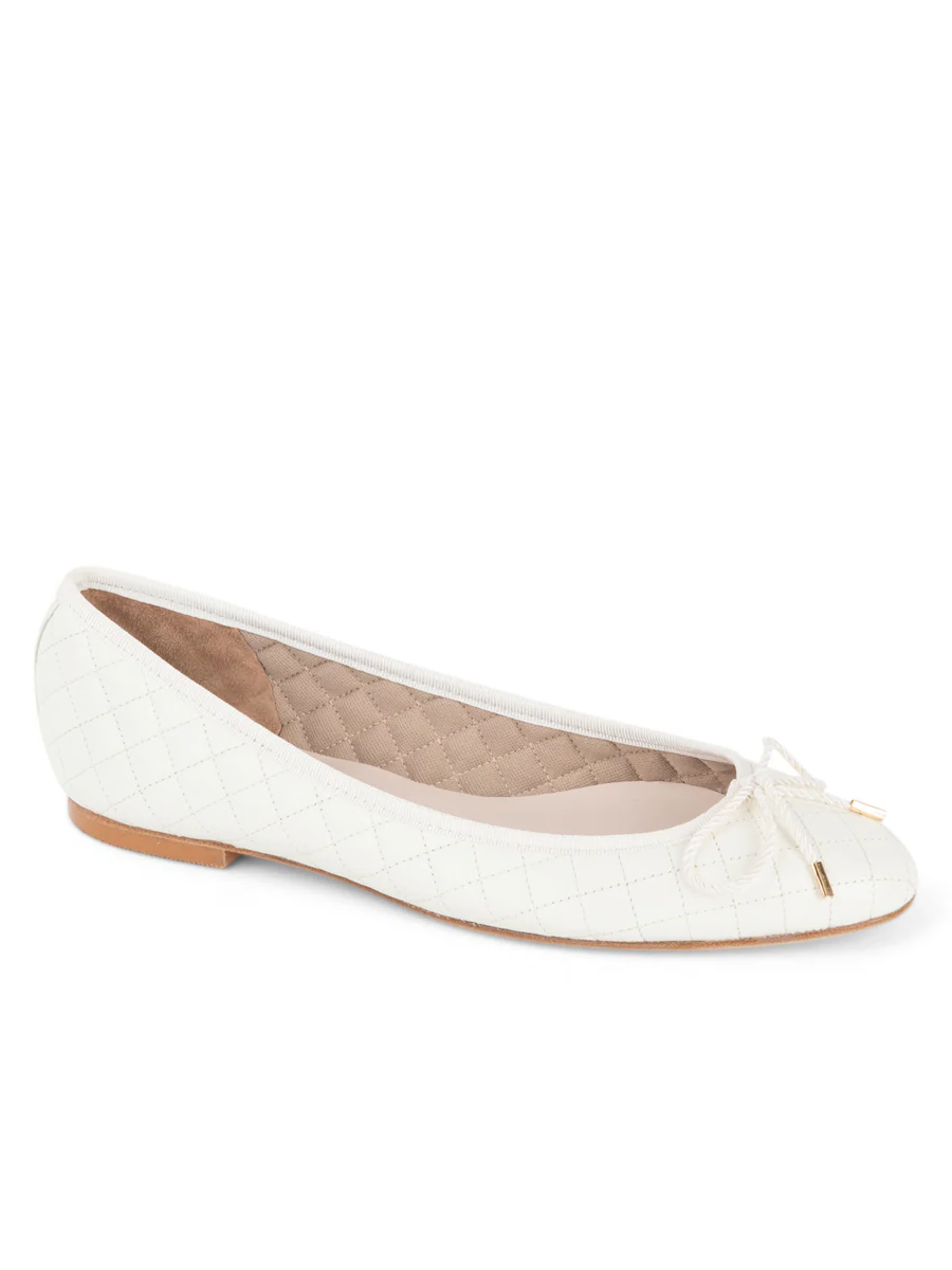 PAUL MAYER - LIDO QUILTED LEATHER BALLET FLAT