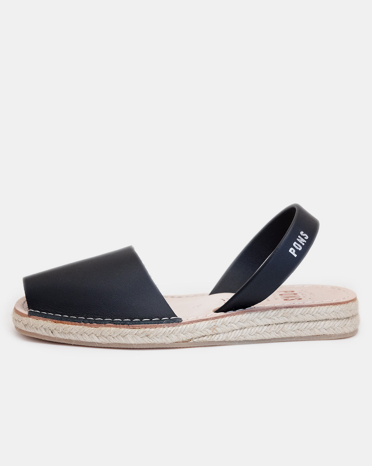 Pons Classic Espadrille, Black, product view